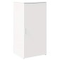 ντουλάπι αποθήκευσης vidaXL Λευκό 50x45x103,5 cm Κατασκευασμένο ξύλο