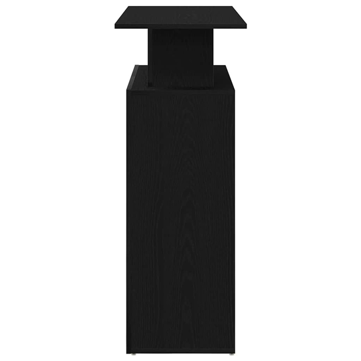 vidaXL Γραφείο Υποδοχής Μαύρο 100x40x104 εκ. από Τεχνητό Ξύλο