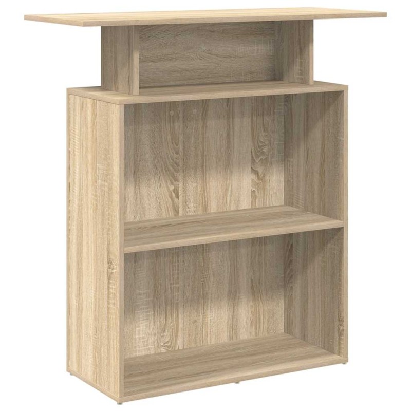 vidaXL Γραφείο Υποδοχής από Sonoma Δρυς 100x40x104 εκ. από Τεχνητό Ξύλο