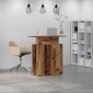 vidaXL Γραφείο υποδοχής Παλιό Ξύλο 100x40x104 εκ. Επεξεργασμένο Ξύλο