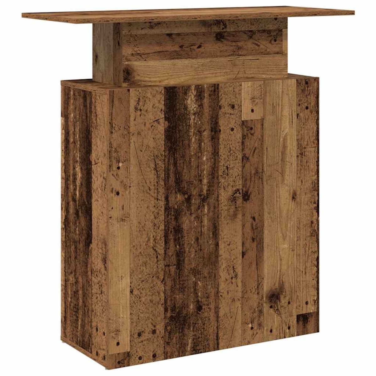 vidaXL Γραφείο υποδοχής Παλιό Ξύλο 100x40x104 εκ. Επεξεργασμένο Ξύλο