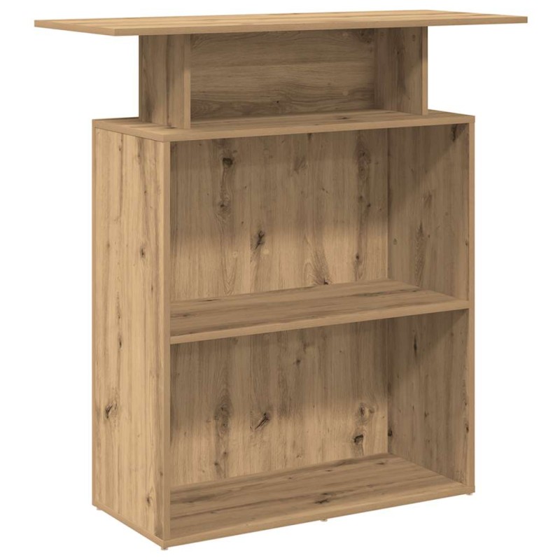 vidaXL Γραφείο υποδοχής 100x40x104 εκ. Επεξεργασμένο Ξύλο