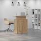 vidaXL Γραφείο υποδοχής 100x40x104 εκ. Επεξεργασμένο Ξύλο