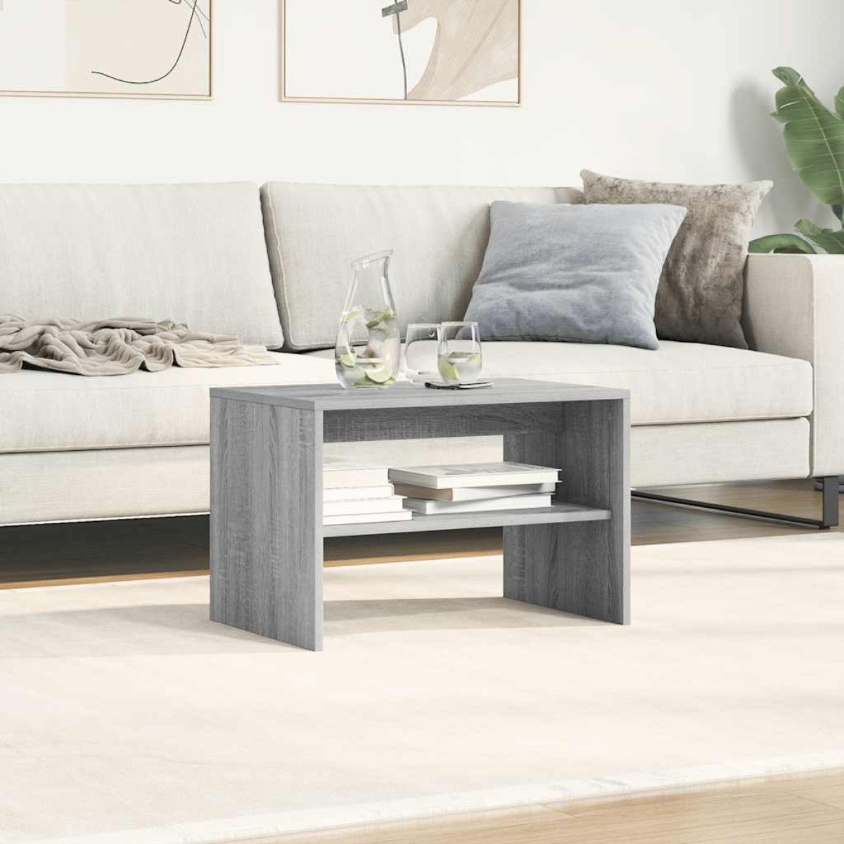 ντουλάπι τηλεόρασης vidaXL Γκρι Sonoma 60x40x40 cm Κατασκευασμένο ξύλο
