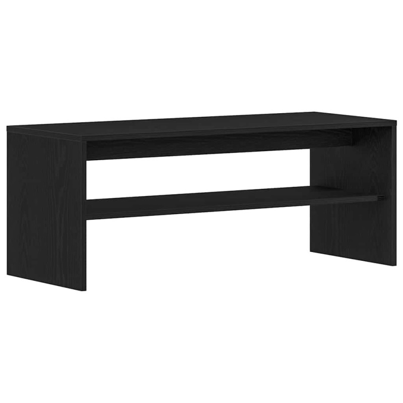 ντουλάπι τηλεόρασης vidaXL Μαύρη δρυς 100x40x40 cm Κατασκευασμένο ξύλο
