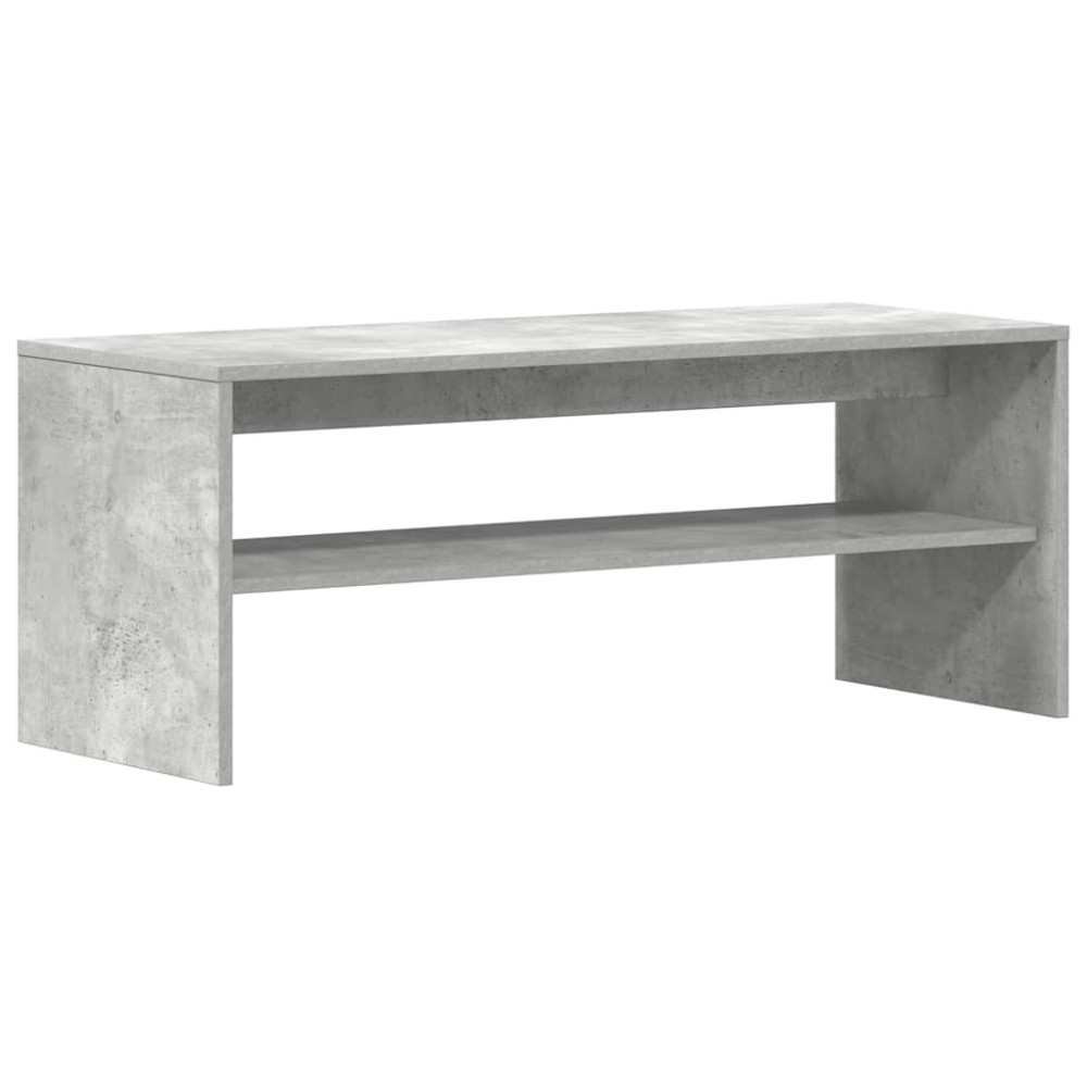 vidaXL Έπιπλο Τηλεόρασης Γκρι Σκυροδέματος 100x40x40 εκ. Μοριοσανίδα