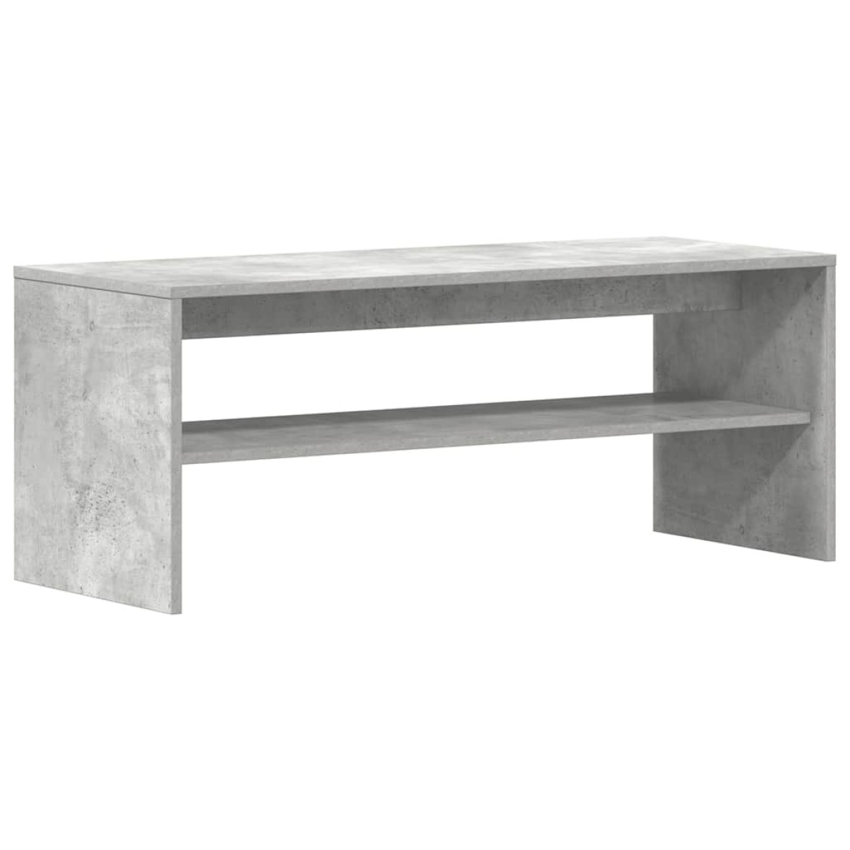 vidaXL Έπιπλο Τηλεόρασης Γκρι Σκυροδέματος 100x40x40 εκ. Μοριοσανίδα