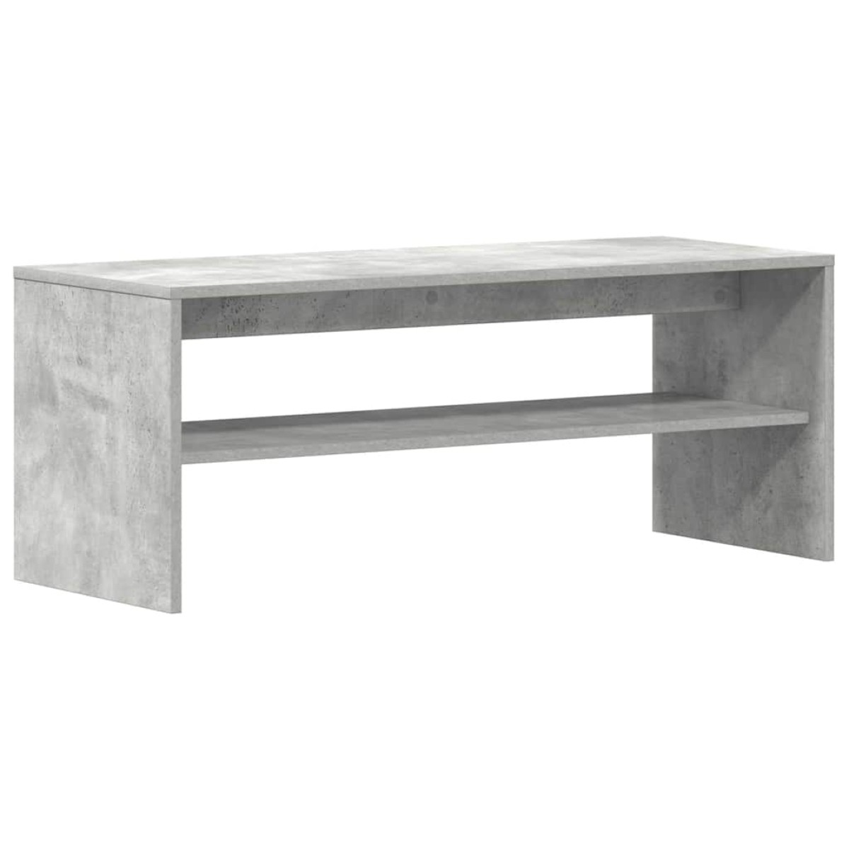 vidaXL Έπιπλο Τηλεόρασης Γκρι Σκυροδέματος 100x40x40 εκ. Μοριοσανίδα
