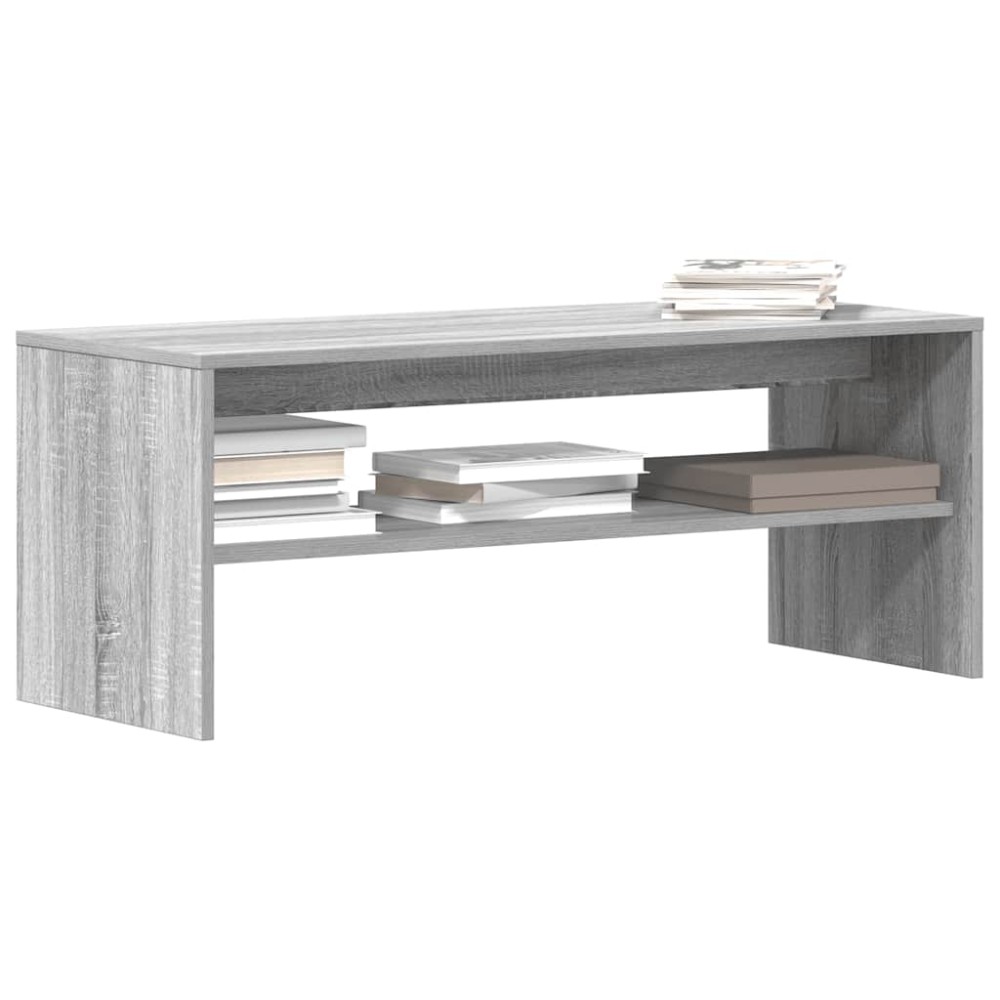 vidaXL Έπιπλο Τηλεόρασης Γκρι Sonoma 100x40x40 εκ. από Επεξεργ. Ξύλο