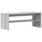 vidaXL Έπιπλο Τηλεόρασης Γκρι Sonoma 100x40x40 εκ. από Επεξεργ. Ξύλο