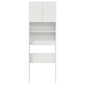 vidaXL Ντουλάπι πλυντηρίου ρούχων Λευκό 64x24x190 cm Ξύλινη κατασκευή