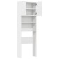 vidaXL Ντουλάπι πλυντηρίου ρούχων Λευκό 64x24x190 cm Ξύλινη κατασκευή