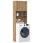 vidaXL Ντουλάπι πλυντηρίου ρούχων Artisan Oak Κατασκευασμένο ξύλο