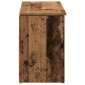 Πάγκος παπουτσιών vidaXL Παλαιό ξύλο 102x30,5x45 cm Ξύλο μηχανής