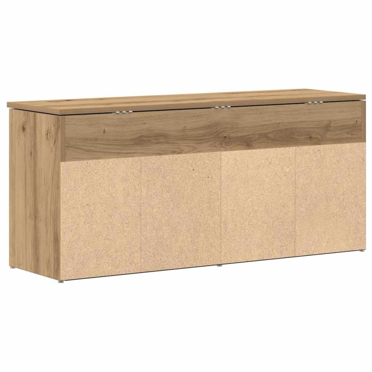 Πάγκος παπουτσιών vidaXL Artisan Oak 102x30,5x45cm Κατασκευασμένο ξύλο