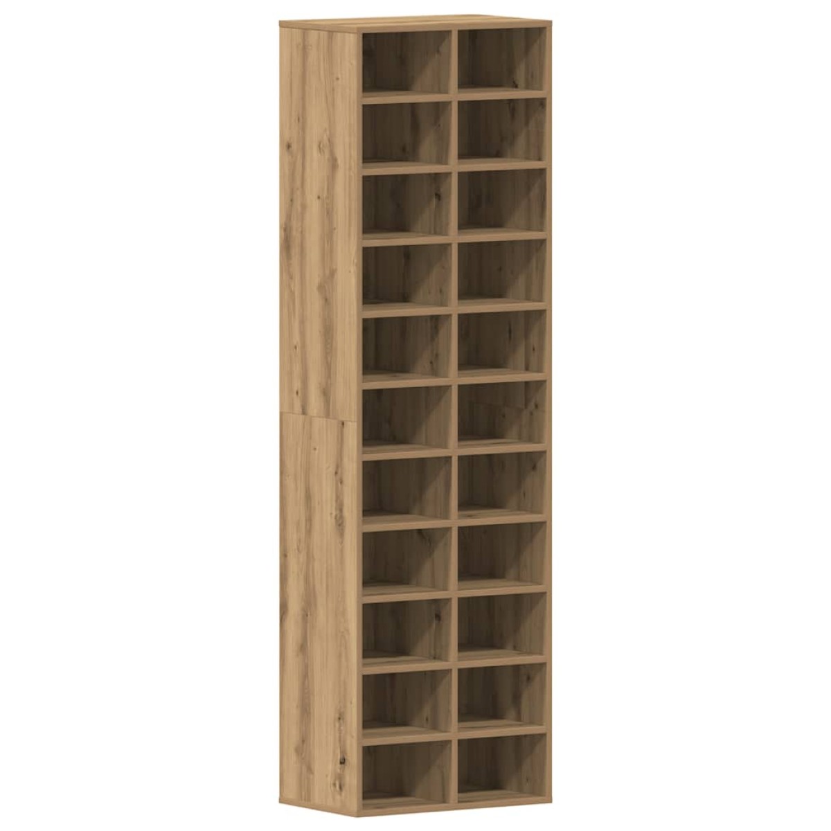 vidaXL Ντουλάπι παπουτσιών Artisan Oak 54x34x183cm Κατασκευασμένο ξύλο