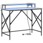 vidaXL Γραφείο Γκρίζο Σονομα 100 x 50 x 86,5 εκ Επεξεργασμένο Ξύλο