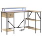vidaXL Γραφείο Δρύς Sonoma 120 x 79 x 86,5 εκ. Επεξεργασμένο Ξύλο