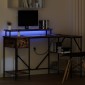 vidaXL Γραφείο Καπνιστό Δρύς 120 x 79 x 86,5 εκ. Επεξεργασμένο Ξύλο