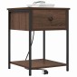 vidaXL Κομοδίνο Καφέ δρυς 42 x 41 x 56 εκ. Επεξεργασμένο Ξύλο