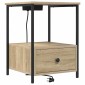 vidaXL Κομοδίνο Δρύς Sonoma 42 x 41 x 56 εκ. Επεξεργασμένο Ξύλο