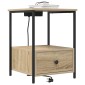 vidaXL Κομοδίνο Δρύς Sonoma 42 x 41 x 56 εκ. Επεξεργασμένο Ξύλο