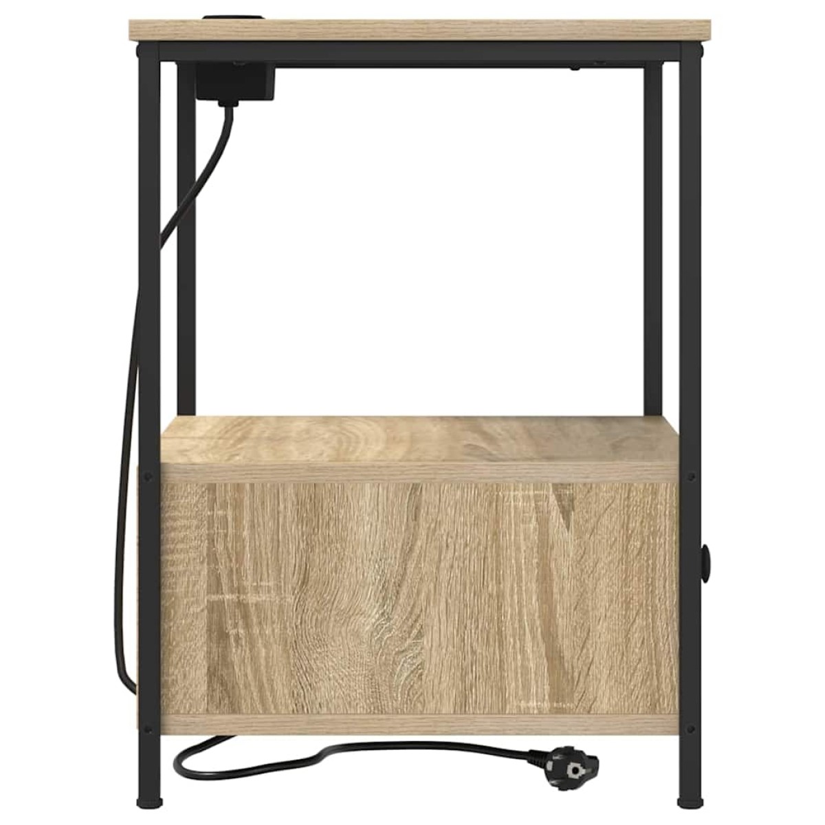 vidaXL Κομοδίνο Δρύς Sonoma 42 x 41 x 56 εκ. Επεξεργασμένο Ξύλο