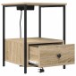 vidaXL Κομοδίνο 2 τμχ. Δρύς Sonoma 42 x 41 x 56 εκ. Επεξεργασμένο Ξύλο
