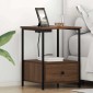 vidaXL Κομοδίνο Καφέ δρυς 42 x 41 x 56 εκ. Επεξεργασμένο Ξύλο