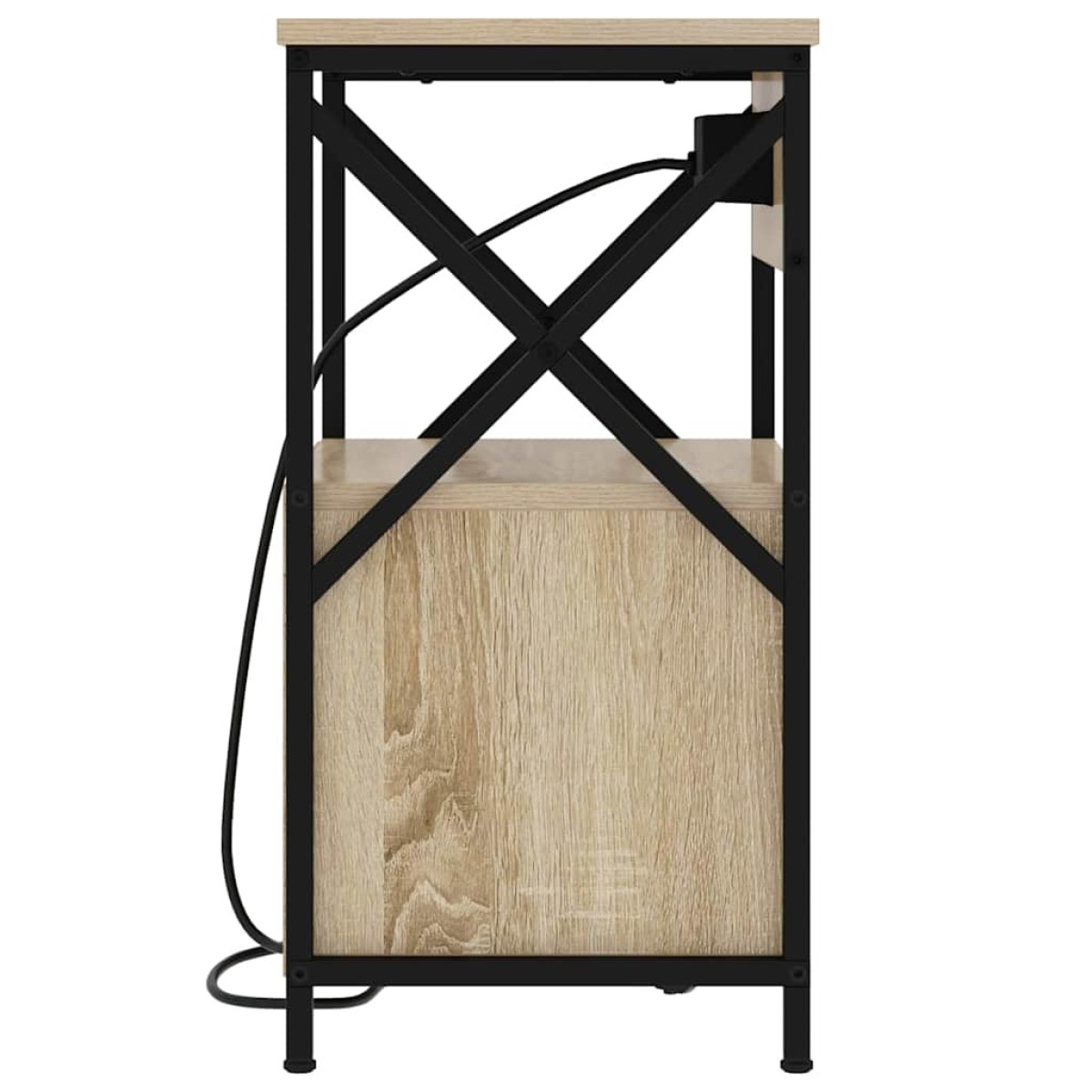 vidaXL Κομοδίνο Δρύς Sonoma 40 x 31 x 60 εκ. Επεξεργασμένο Ξύλο