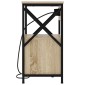 vidaXL Κομοδίνο Δρύς Sonoma 40 x 31 x 60 εκ. Επεξεργασμένο Ξύλο