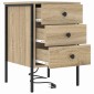 vidaXL Κομοδίνο Δρύς Sonoma 42 x 41 x 61 εκ Επεξεργασμένο Ξύλο