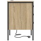 vidaXL Κομοδίνο Δρύς Sonoma 42 x 41 x 61 εκ Επεξεργασμένο Ξύλο