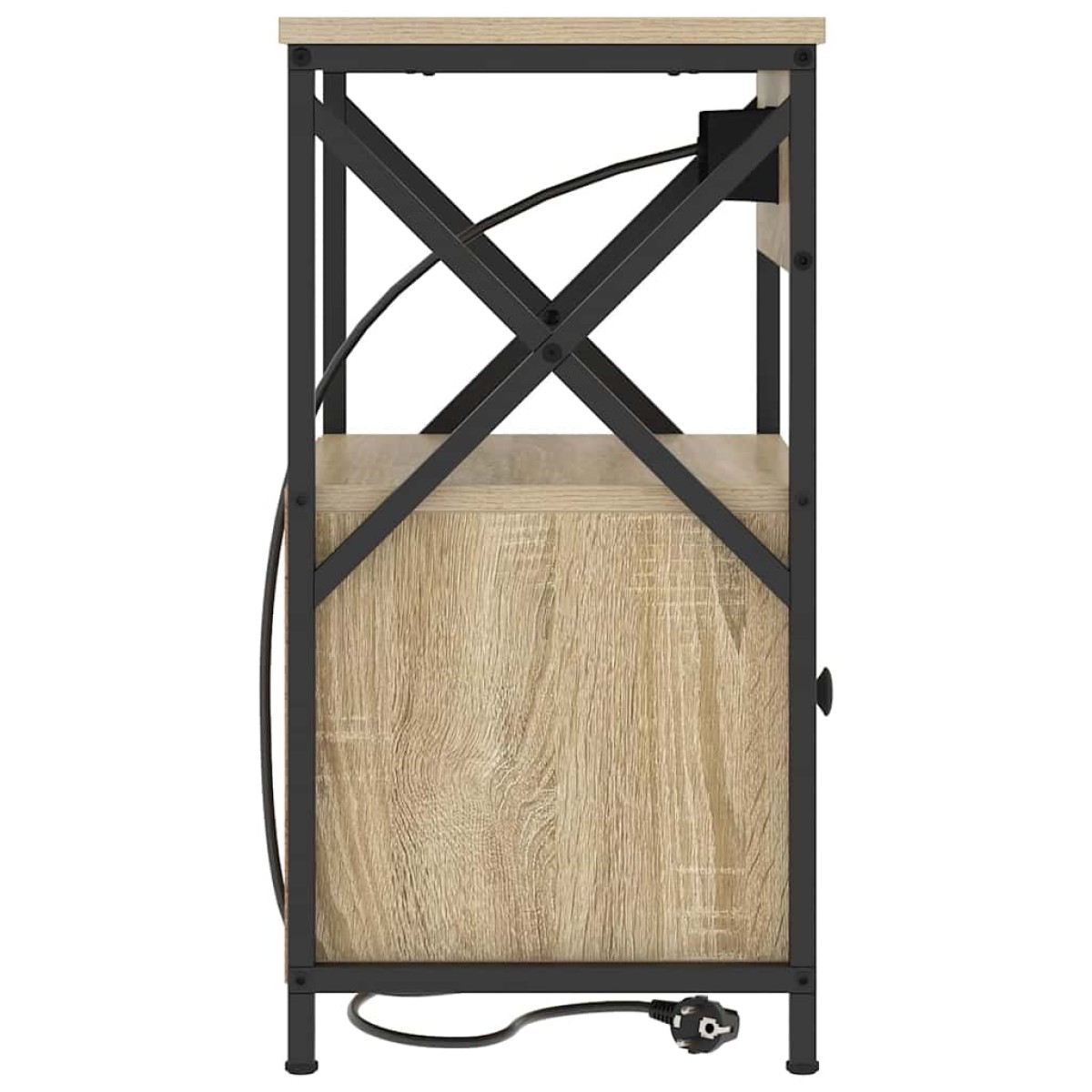 vidaXL Κομοδίνο Δρύς Sonoma 40 x 31 x 60 εκ. Επεξεργασμένο Ξύλο