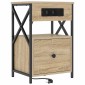 vidaXL Κομοδίνο 2 τμχ. Δρύς Sonoma 40 x 31 x 60 εκ. Επεξεργασμένο Ξύλο