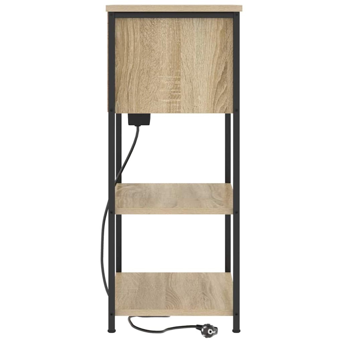 vidaXL Κομοδίνο Δρύς Sonoma 55 x 31 x 76 εκ Επεξεργασμένο Ξύλο