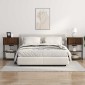 vidaXL Κομοδίνο Καφέ δρυς 55 x 31 x 76 εκ Επεξεργασμένο Ξύλο