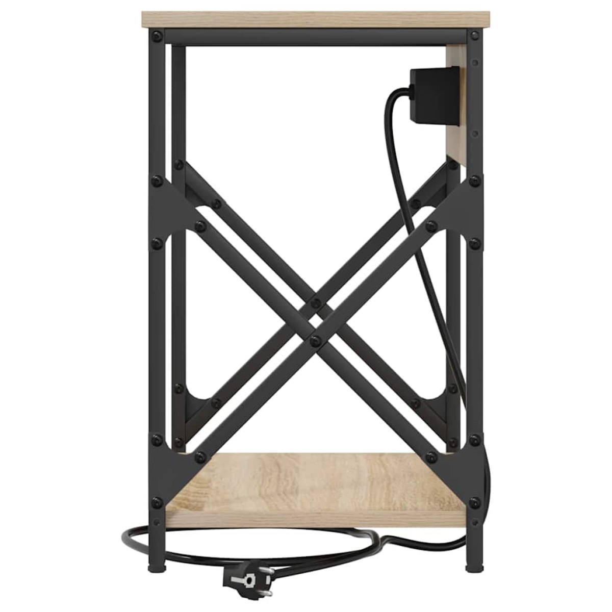 vidaXL Κομοδίνο Δρύς Sonoma 41 x 31 x 51 εκ. Επεξεργασμένο Ξύλο