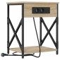 vidaXL Κομοδίνο 2 τεμ. Δρύς Sonoma 41 x 31 x 51 εκ. Επεξεργασμένο Ξύλο