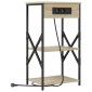 vidaXL Κομοδίνο Δρύς Sonoma 41 x 31 x 76 εκ. Επεξεργασμένο Ξύλο