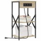 vidaXL Κομοδίνο Δρύς Sonoma 41 x 31 x 76 εκ. Επεξεργασμένο Ξύλο
