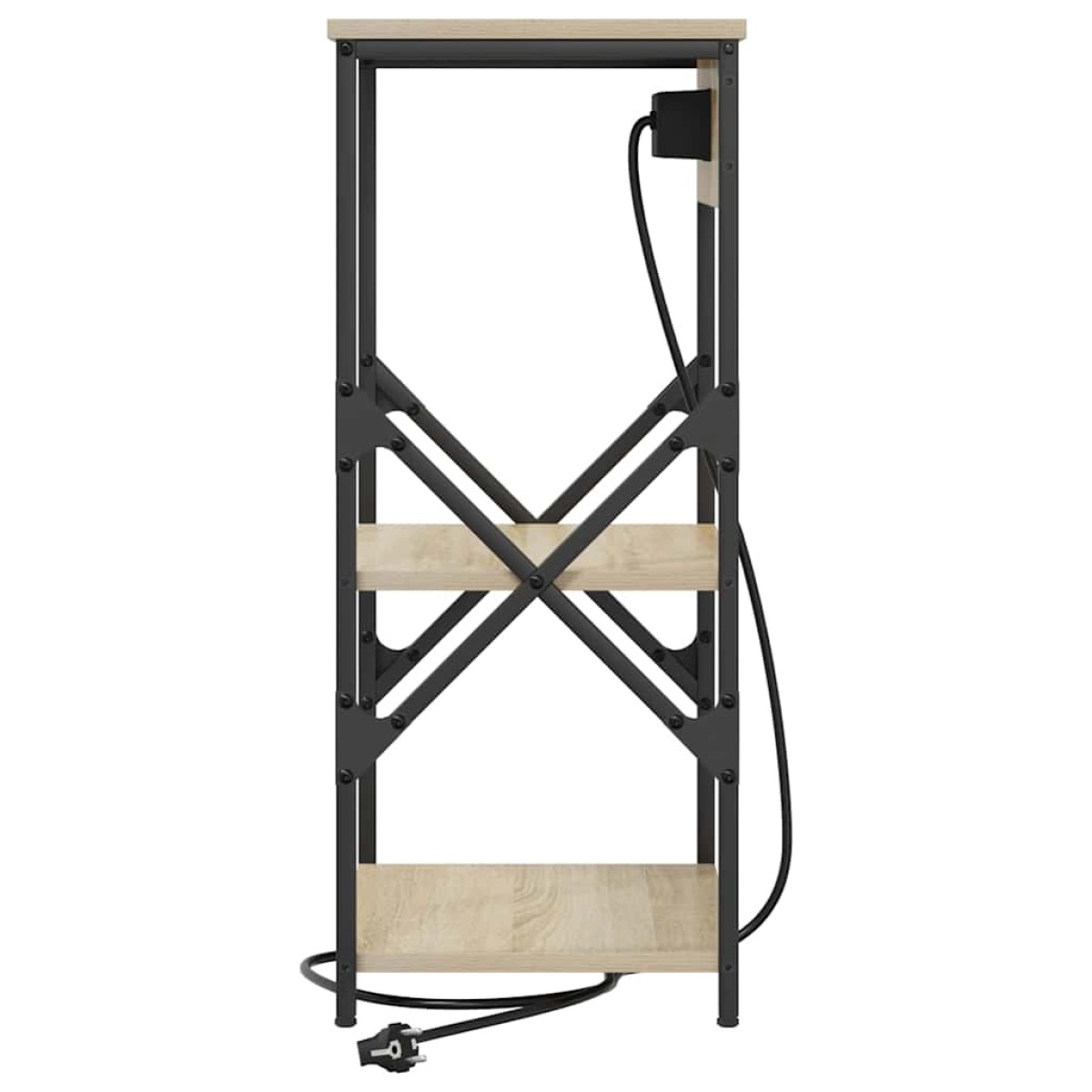 vidaXL Κομοδίνο Δρύς Sonoma 41 x 31 x 76 εκ. Επεξεργασμένο Ξύλο