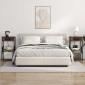 vidaXL Κομοδίνο με ράφι 2 τμχ. Καπνιστό Δρύς 41 x 31 x 76 εκ.