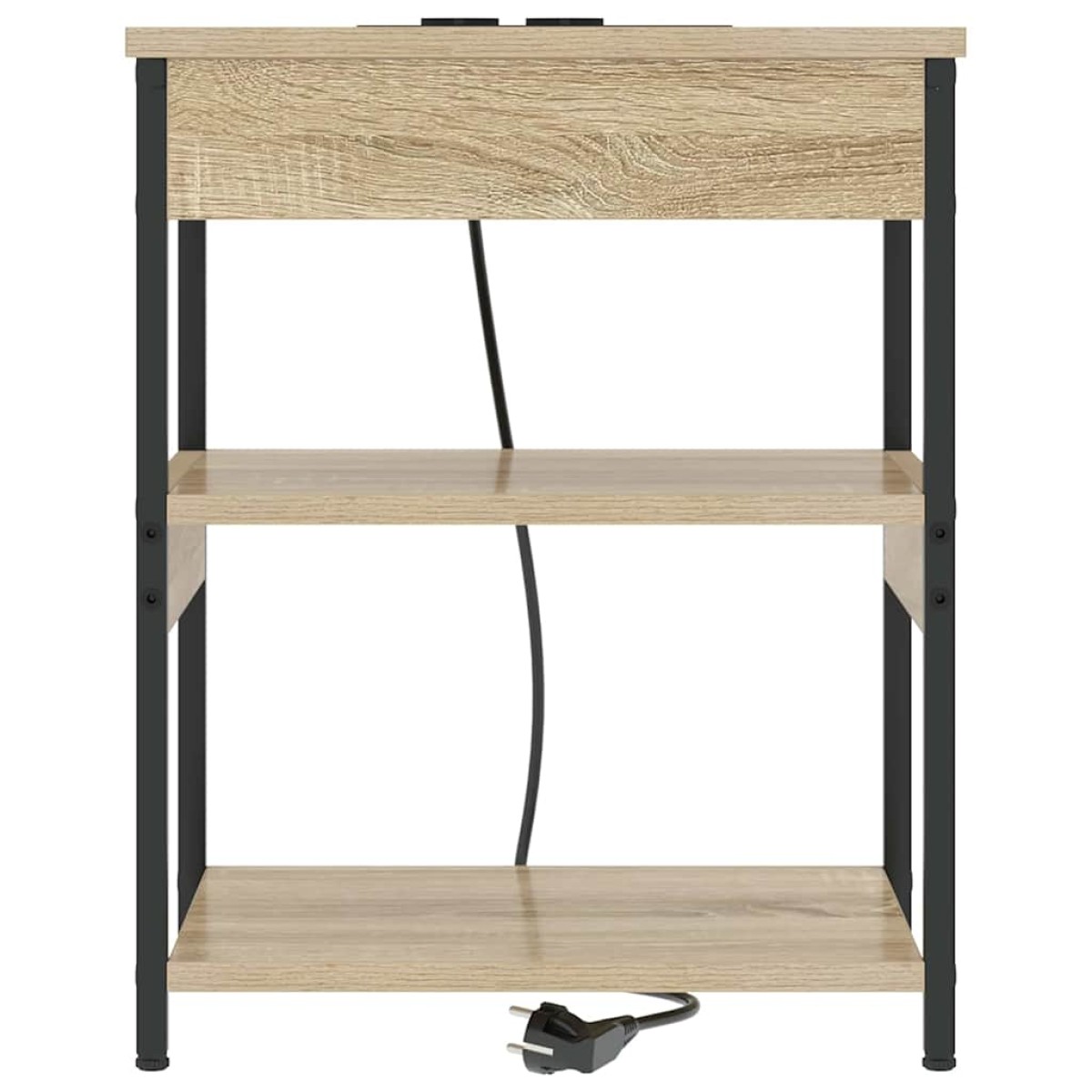 vidaXL Κομοδίνο Δρύς Sonoma 41 x 31 x 51 εκ. Επεξεργασμένο Ξύλο