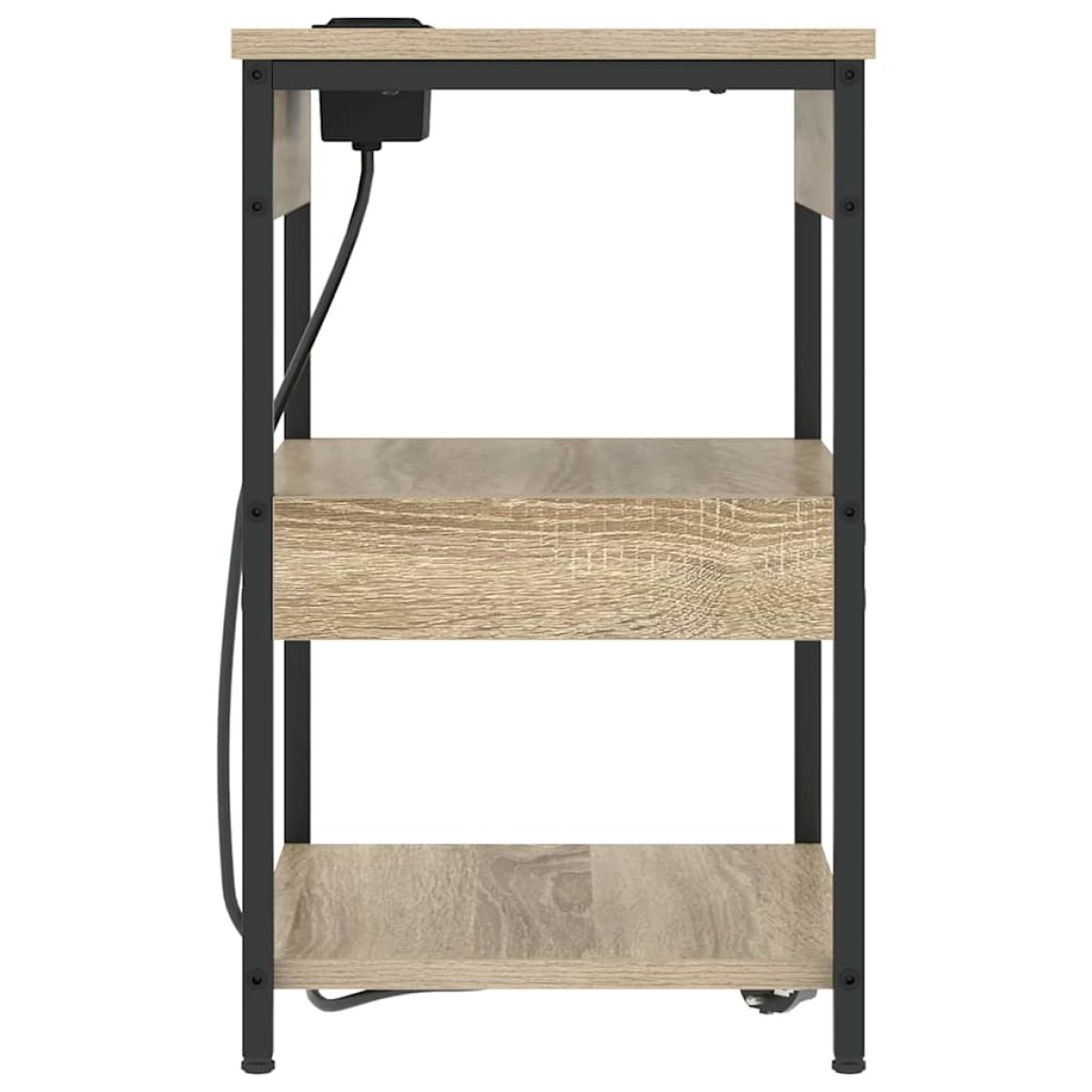 vidaXL Κομοδίνο Δρύς Sonoma 41 x 31 x 51 εκ. Επεξεργασμένο Ξύλο