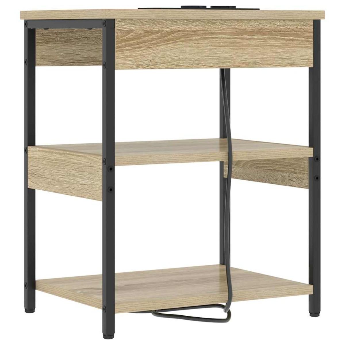 vidaXL Κομοδίνο Δρύς Sonoma 41 x 31 x 51 εκ. Επεξεργασμένο Ξύλο