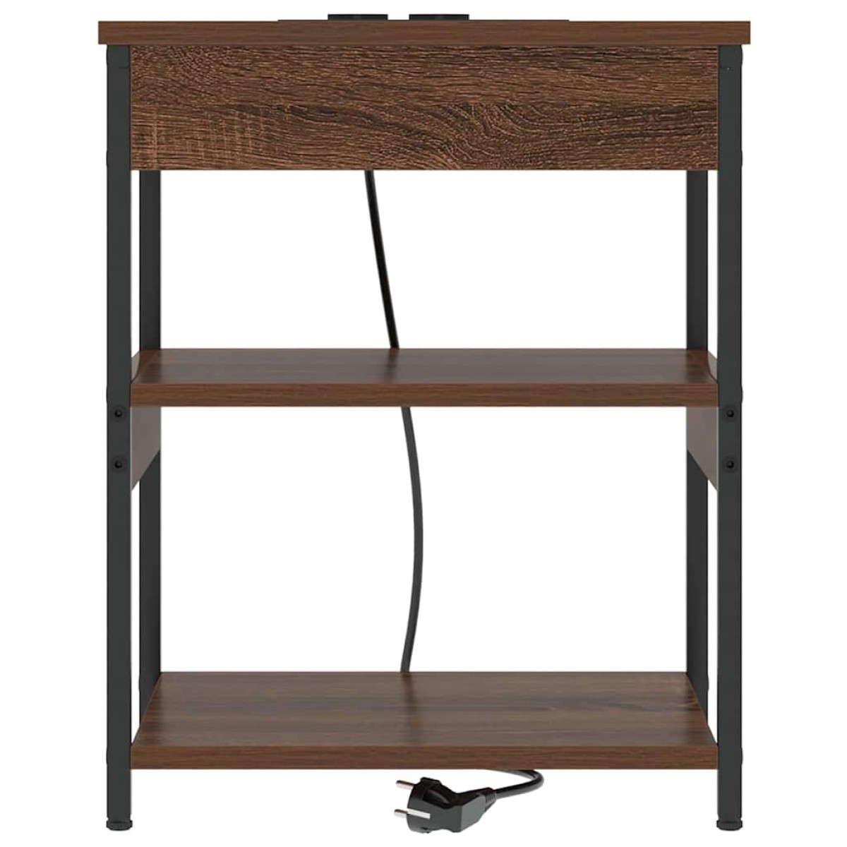 vidaXL Κομοδίνο Καφέ δρυς 41 x 31 x 51 εκ. Επεξεργασμένο Ξύλο