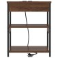 vidaXL Κομοδίνο Καφέ δρυς 41 x 31 x 51 εκ. Επεξεργασμένο Ξύλο