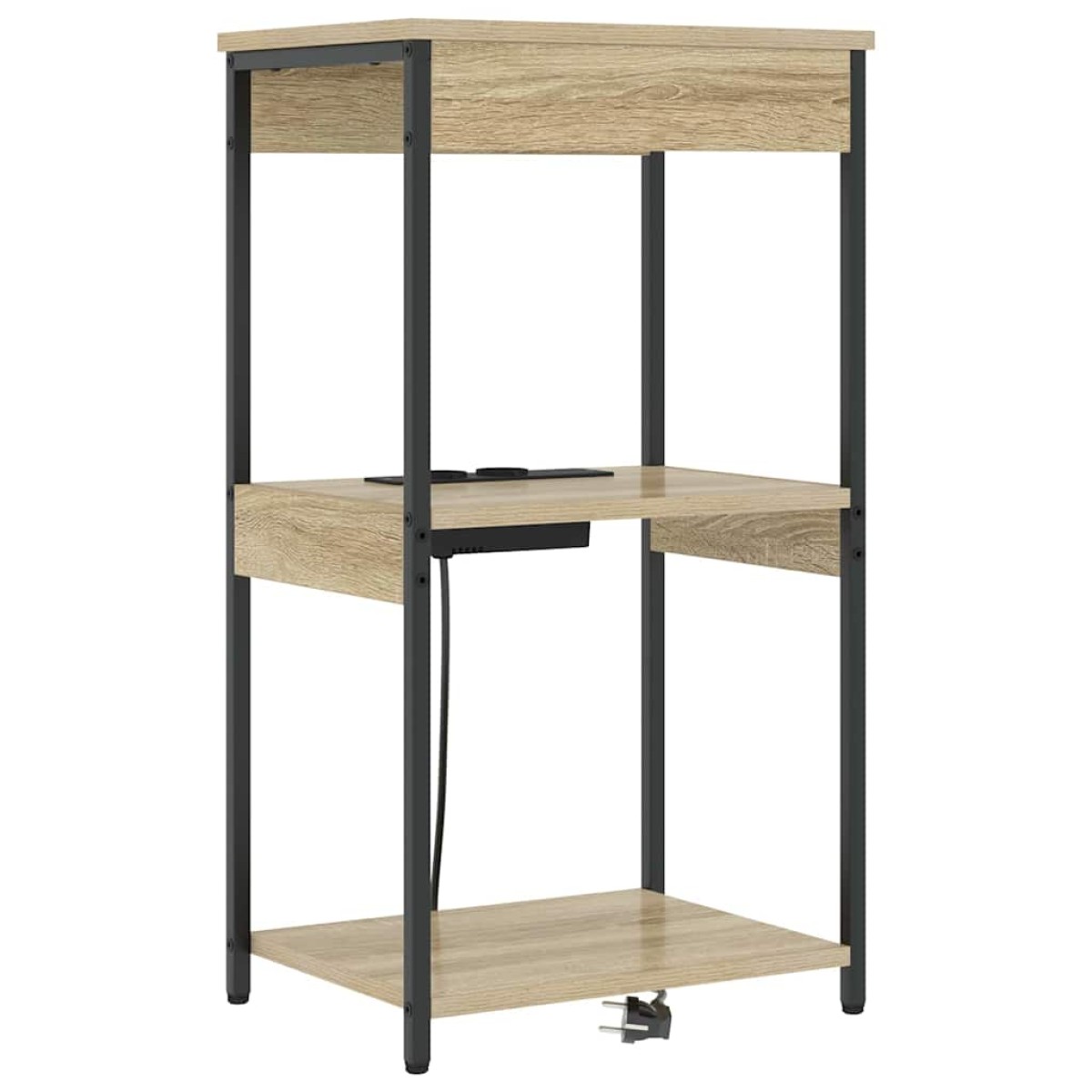 vidaXL Κομοδίνο Δρύς Sonoma 41 x 31 x 76 εκ. Επεξεργασμένο Ξύλο