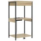 vidaXL Κομοδίνο Δρύς Sonoma 41 x 31 x 76 εκ. Επεξεργασμένο Ξύλο